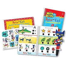 Educational Insights Hot Dots Jr. Pete the Cat I Love Preschool! Set with Pete the Cat Your Groovin