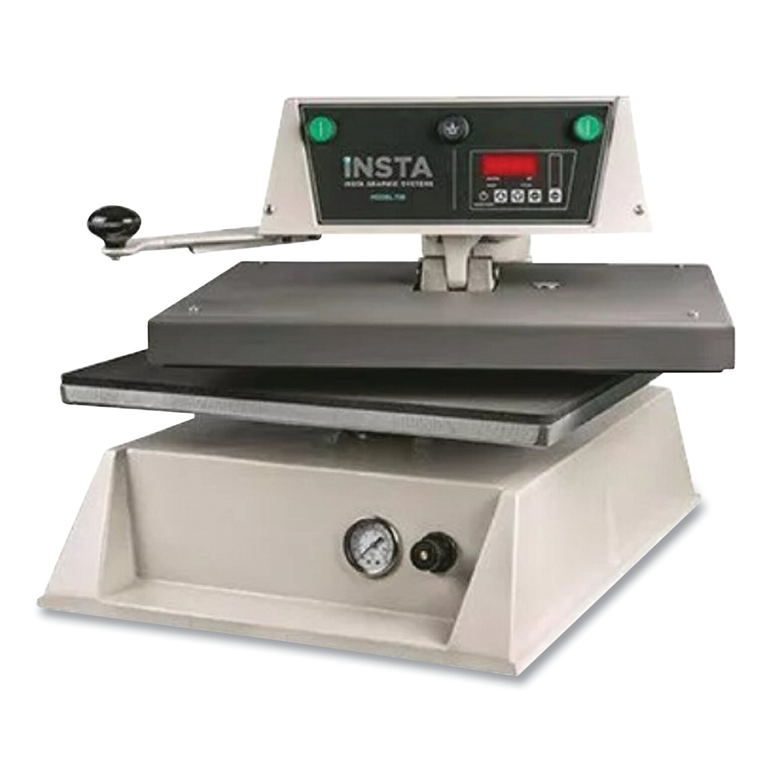 INSTA 728 Heat Press Machine, 33.13 x 29.88 x 26, Beige/Black