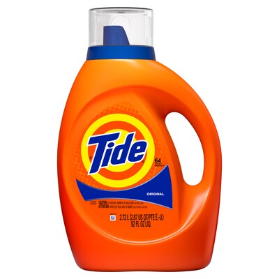 Tide Liquid Laundry Detergent, Original, 64 Loads, 92 oz. (13882/40218)