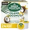 Green Mountain Island Coconut Coffee Keurig® K-Cup® Pods, Light Roast, 24/Box (6720)