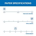 Hammermill Colors Multipurpose Paper, 24 lbs., 8.5 x 11, Blue, 500 Sheets/Ream (103671)