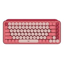 Logitech POP Keys Wireless Bluetooth Mechanical Keyboard, Heartbreaker (920-010709)