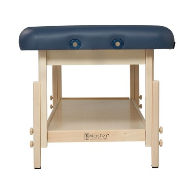 Master Massage Laguna Stationary Massage Table, 31", Navy Blue (46559)