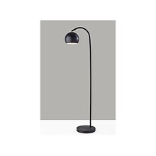 Adesso Emerson 59 Metal Floor Lamp with Globe Shade (5138-01)
