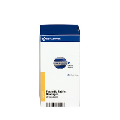 SmartCompliance 1.75 x 2 Fingertip Fabric Adhesive Bandages, 20/Box (FAE-6101)