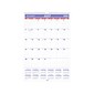 2024-2025 AT-A-GLANCE 15.5" x 22.75" Academic Monthly Wall Calendar, Purple/Red (AY3-28-25)