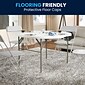 Flash Furniture Freeman Folding Table, 47.75" x 47.75", Granite White (DAD122RZ)
