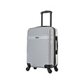InUSA Resilience Polycarbonate/ABS Carry-On Luggage, Silver (IURES00S-SIL)