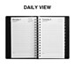 2024 Staples 5" x 8" Daily Appointment Book, Black (ST58452-24)