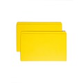 Smead File Folder, Reinforced Straight-Cut Tab, Legal Size, Yellow, 100 per Box  (17910)