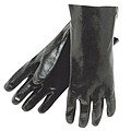 Memphis Glove® Rough Finish Dipped Gloves, PVC, Large, Black, 12 Pairs (6212)