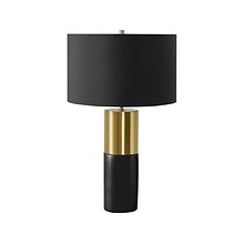 Monarch Specialties Inc. Incandescent Table Lamp, Black/Gold (I 9629)