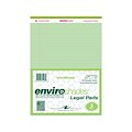 Roaring Spring Paper Products 8.5 x 11.75 Legal Pads, Recycled Green Paper, 50 Sheets/Pad, 3 Pads/