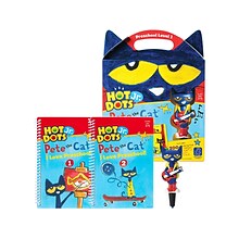 Educational Insights Hot Dots Jr. Pete the Cat I Love Preschool! Set with Pete the Cat Your Groovin