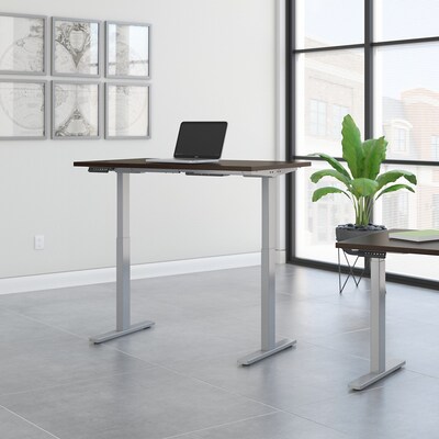 Bush Business Furniture Move 60 Series 48"W Electric Height Adjustable Standing Desk, Mocha Cherry (M6S4824MRSK)