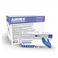 Ammex Professional ACNPF Nitrile Exam Gloves, Powder and Latex Free, Blue, Medium, 100/Box, 10 Boxes/Carton (ACNPF44100XX)