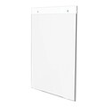 Deflecto Anti-Glare Wall Mount Sign Holder, 8.5W x 11H, Clear Acrylic (878201)