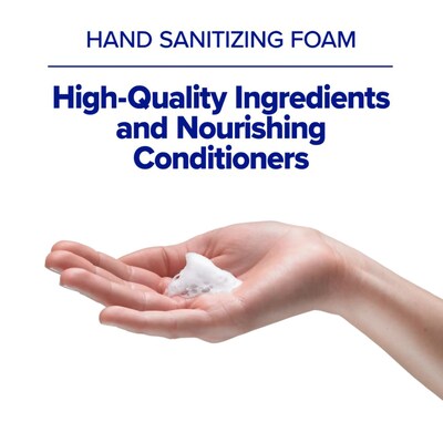PURELL Advanced Hand Sanitizer Green Certified Foam Refill for PURELL CS6 Touch-Free Dispensers, 1200 mL, 2/CT (6551-02)