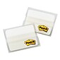 Post-it® Durable Tabs, 2" Wide, Solid, White, 24 Tabs/Pack (686-24WE)