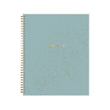 2024-2025 Blue Sky Splatter Dot Jade 8.5 x 11 Academic Weekly & Monthly Planner, Plastic Cover, Mi