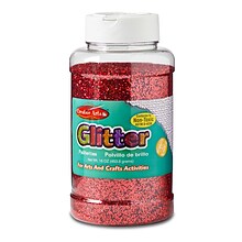 CLI Creative Arts Glitter, 1 lb. Bottle, Red, Pack of 3 (CHL41130-3)