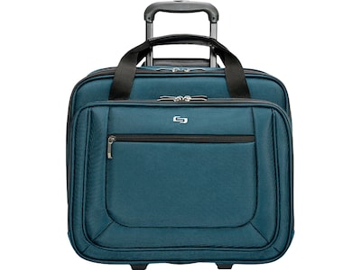 Solo New York Bryant 17.3 Polyester Rolling Laptop Bag, Blue Lagoon (PT138-20)