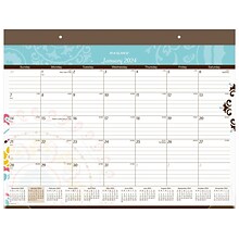 2024 AT-A-GLANCE Suzani 21.75 x 17 Monthly Desk Pad Calendar (SK17-704-24)