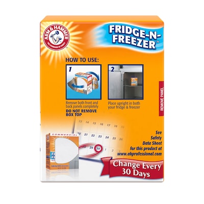 Arm & Hammer Fridge-n-Freezer Baking Soda, 1 lb Box 12 Boxes/Carton (3320084011)