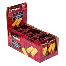 Walkers Shortbread Fingers Pure Butter Shortbread Cookies, Individually Wrapped, 1.4 oz, 24/Pack (W