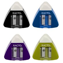 X-ACTO Manual Pencil Sharpener, Assorted Colors (11184Q)