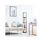 Simple Designs 62.5" Matte Black Floor Lamp with Cylindrical Shade (LF2010-BLK)