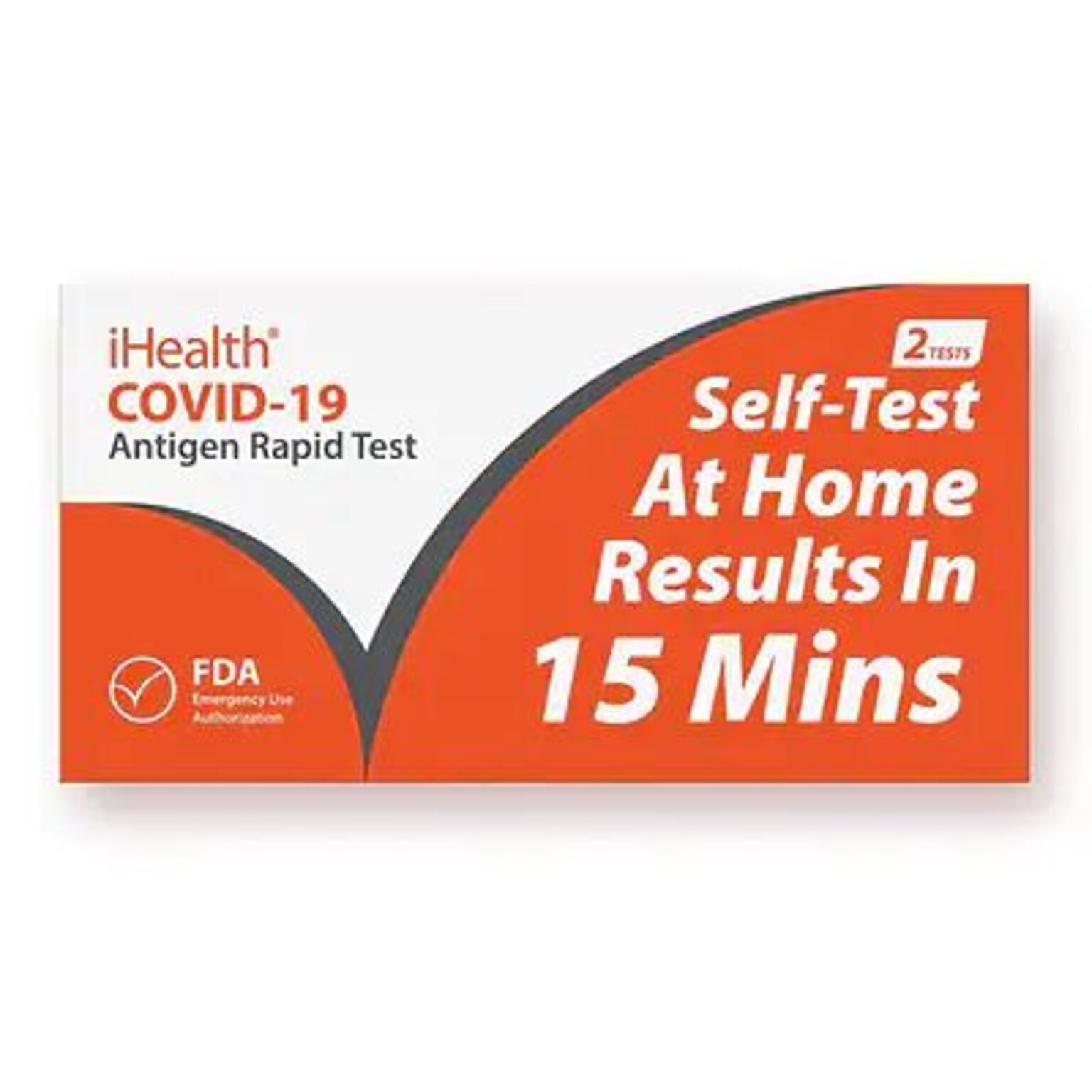 iHealth COVID-19 At-Home Antigen Self Test Kit, 20 Tests (TBN203247)