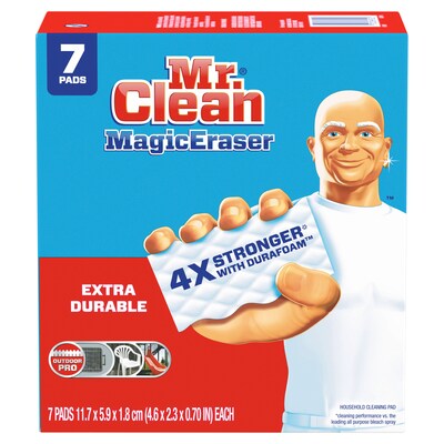 Mr. Clean Magic Eraser Extra Durable White Scouring Pad, 7/Pack (69522)