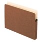 Pendaflex 10% Recycled Reinforced File Pocket, 3 1/2" Expansion, Letter Size, Redrope, 25/Box (1524EOX)