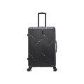 InUSA Drip Polycarbonate/ABS Large Suitcase, Black (IUDRI00L-BLK)