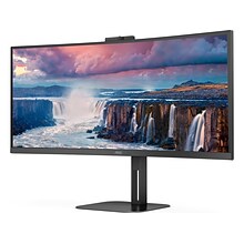 AOC 34 Curved 100 Hz LED Everyday Monitor, Black (CU34V5CW)