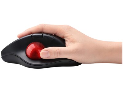 Adesso iMouse T30 Wireless Optical Mouse, Black/Red (iMouseT30)