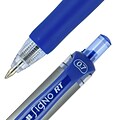 uniball Signo RT Gel Pens, Medium Point, 0.7mm, Blue Ink, Dozen (65941)