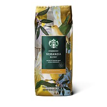 Starbucks Veranda Blend Whole Bean Coffee, Blonde Roast, 16 oz. (SBK96270)