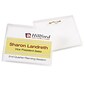 Avery Pin Style Laser/Inkjet Name Badge Kit, 3" x 4", Clear Holders with White Inserts, 100/Box (74540)