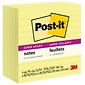 Post-it Super Sticky Notes, 4 x 4 in., 6 Pads, 90 Sheets/Pad, Lined, The Original Post-it Note, Canary Yellow