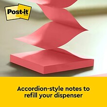 Post-it Pop-up Notes, 3 x 3, Poptimistic Collection, 100 Sheet/Pad, 12 Pads/Pack (R330NALT)