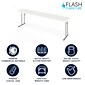 Flash Furniture Elon Folding Table, 96" x 18", Granite White (DADYCZ2442GW)