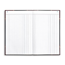 Staples® Hard Journal, 7.25W x 11.75H, Black/Burgundy (217687)