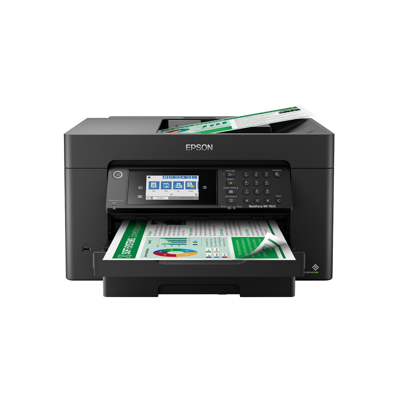 Epson WorkForce Pro WF-7820 Wireless Wide Format All-in-One Inkjet Printer (C11CH78201)