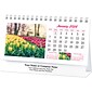 Custom Garden Splendor Desk Calendar
