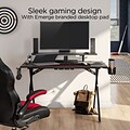 Emerge Vizon 47W Gaming Desk, Black (59260)