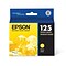 Epson T125 Yellow Standard Yield Ink Cartridge, Prints Up to 385 Pages (T125420-S)