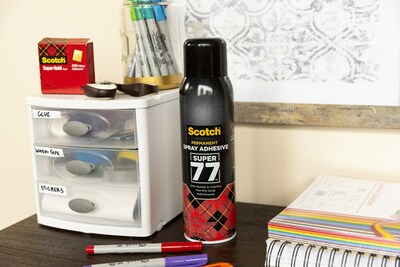 Scotch Super 77 Multi-Purpose Adhesive, 13.5 oz. (SUPER77). (SUPER77)