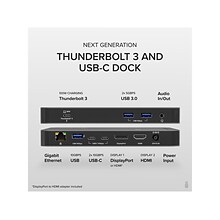 Plugable Thunderbolt 3 and USB-C Dual Display Docking Station (TBT3-UDC3)